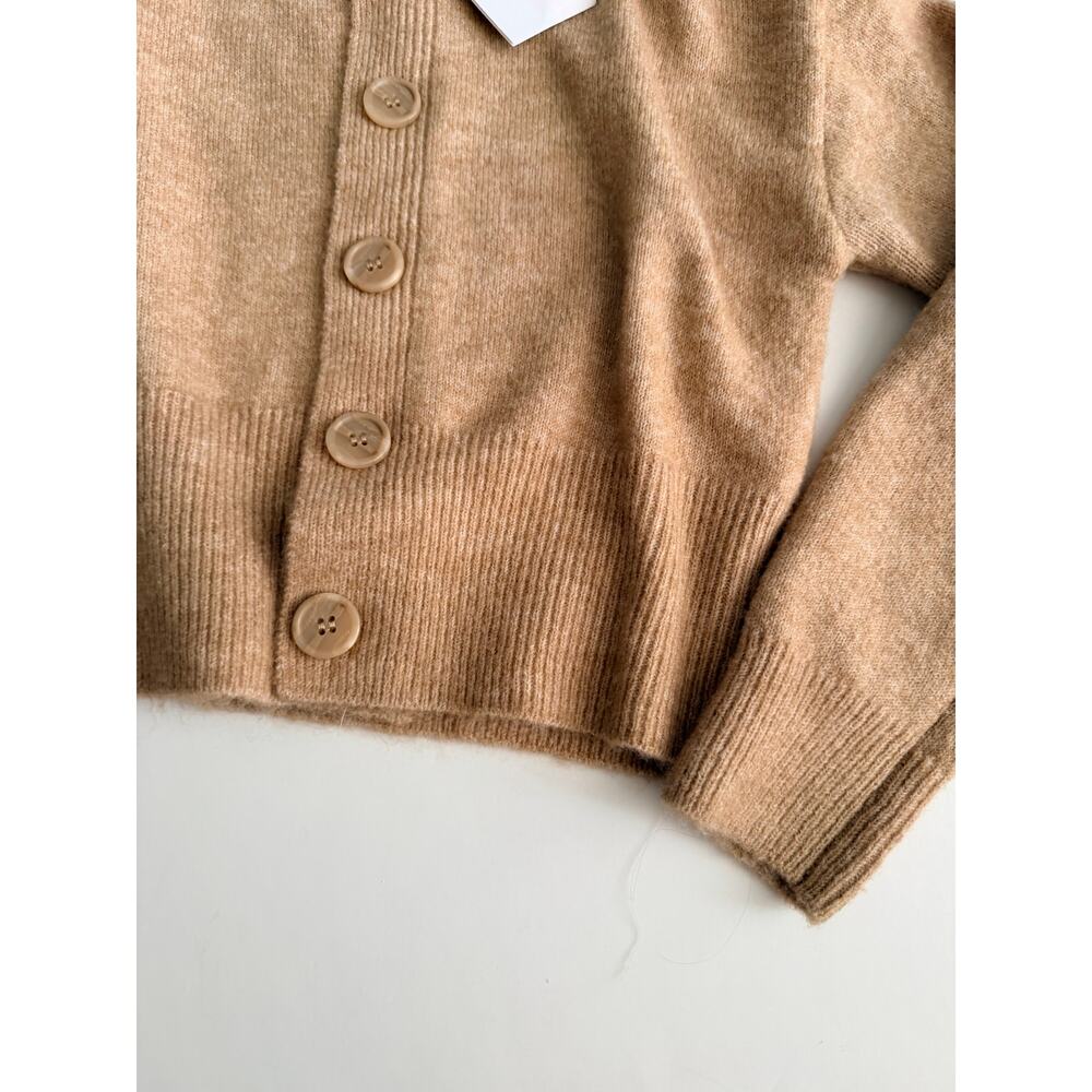 H&M Girls Beige Fine-Knit Cardigan - New with Tags! 8/10 - Picture 3 of 4